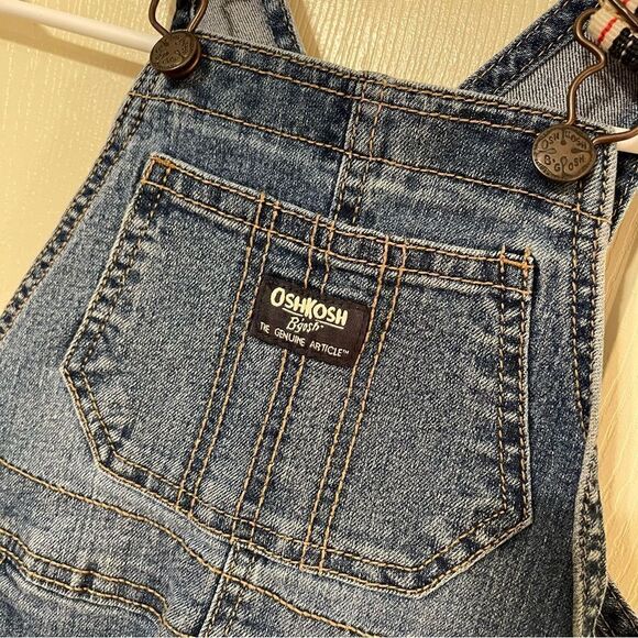 Oshkosh Bogash, denim overalls, Overalls with Striped Straps - Picture 5 of 9